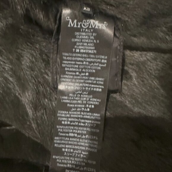 Mr. and Mrs Italy Real Fur Lined Army Green Parka Jacket XS - Picture 11 of 11